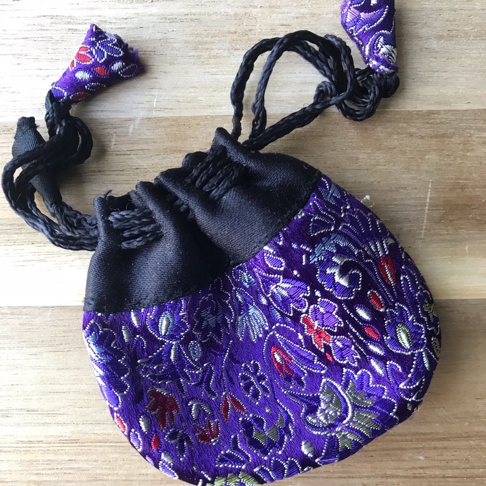 Small silk coin purse